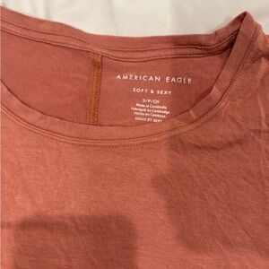 American Eagle Soft & Sexy Tee - Rust